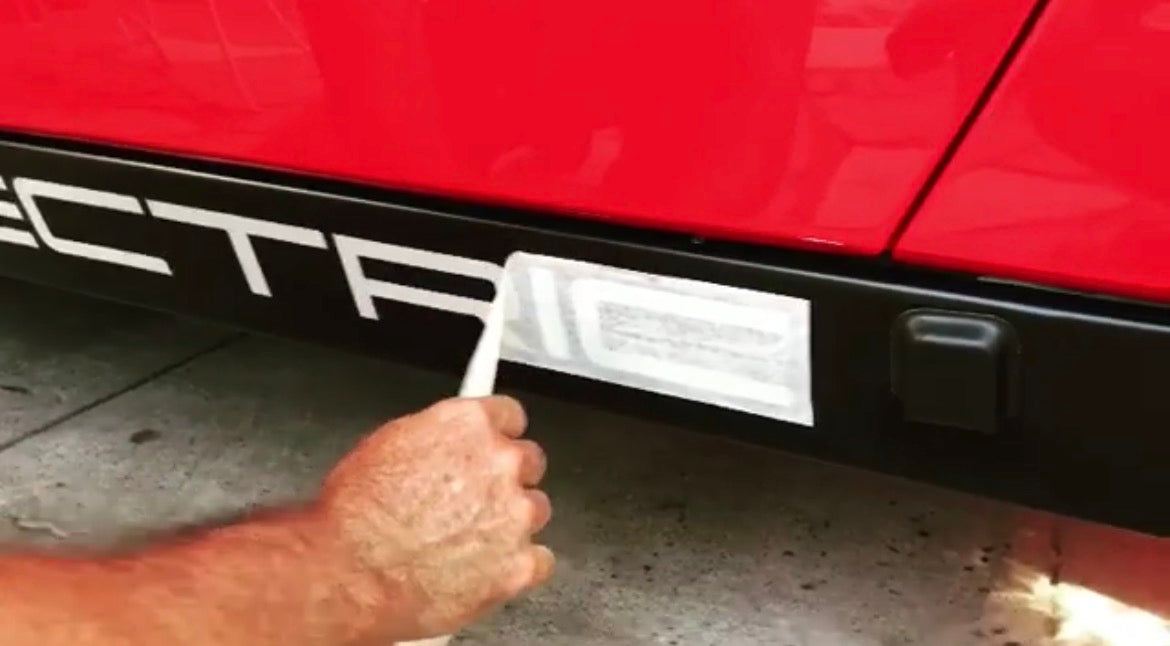 ELECTRIC Rocker Accent Lettering - Left & Right